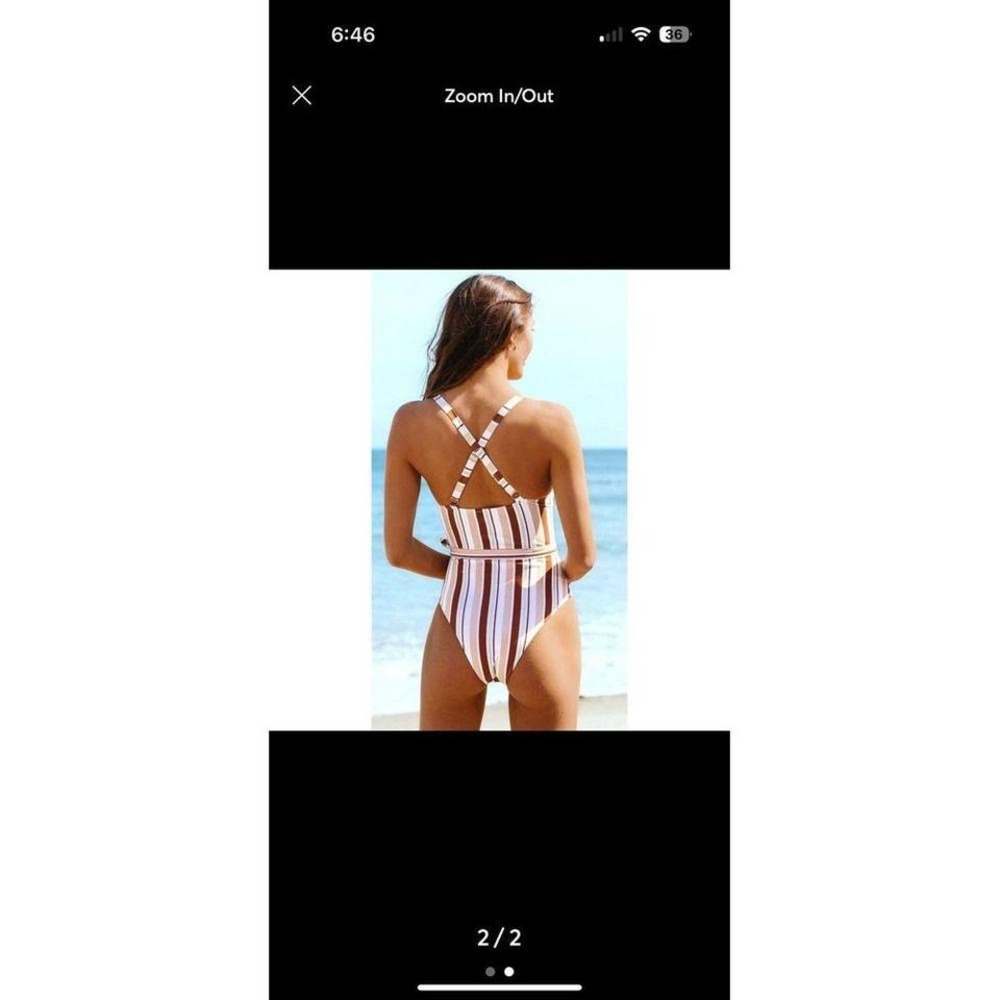 Cupshe One Piece Swimsuit Size‎ Small NWT - Picture 3 of 6